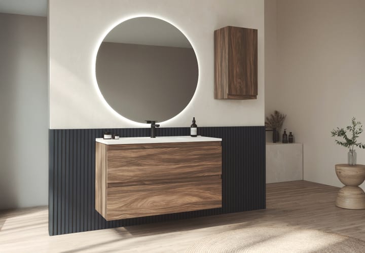 Mueble de baño color madera Bruntec Vilma Principal 6