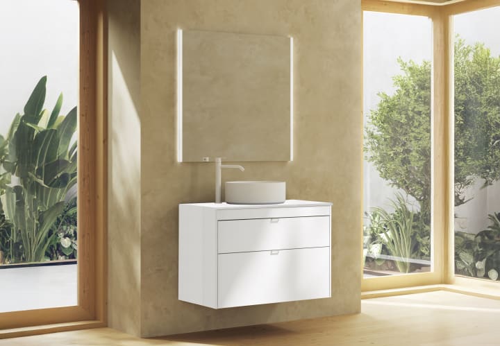 Mueble de baño con encimera de madera Royo  Logika Principal 2