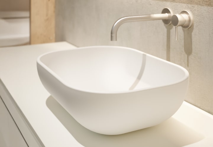 Mueble de baño con encimera de madera Royo  Logika Detalle 4