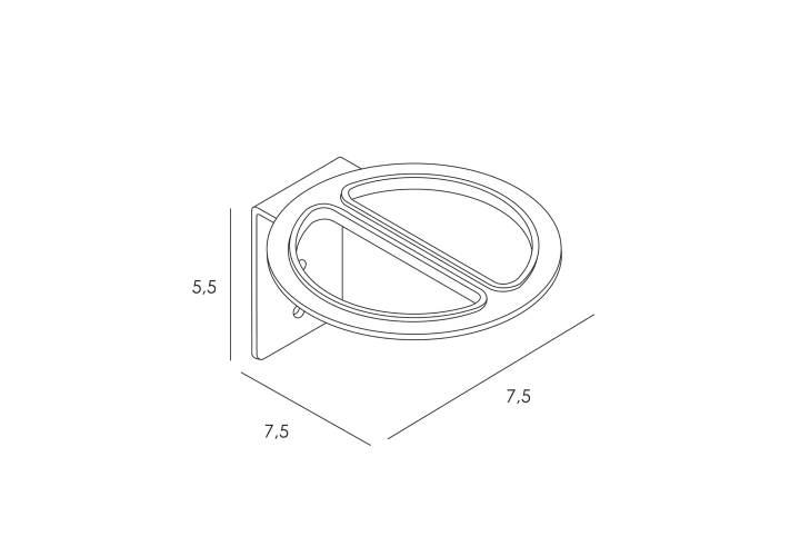 Soporte de plancha de baño Manillons Torrent de Slim Croquis 6