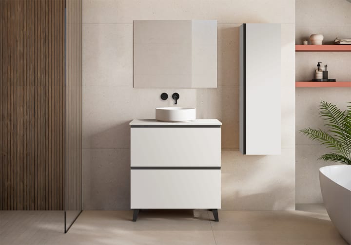 Mueble de baño con encimera MDF Compatech Visobath Granada Principal 7