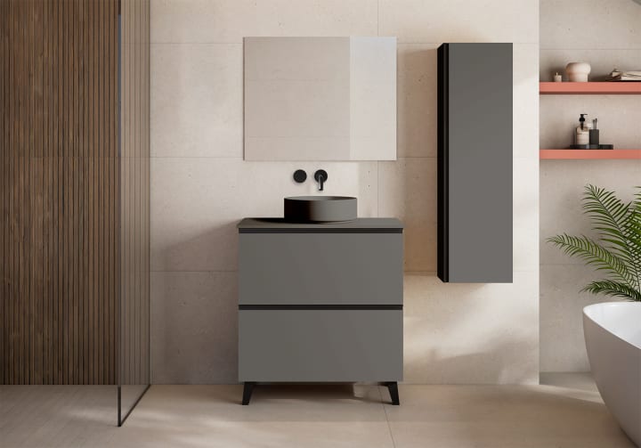 Mueble de baño con encimera MDF Compatech Visobath Granada Principal 2