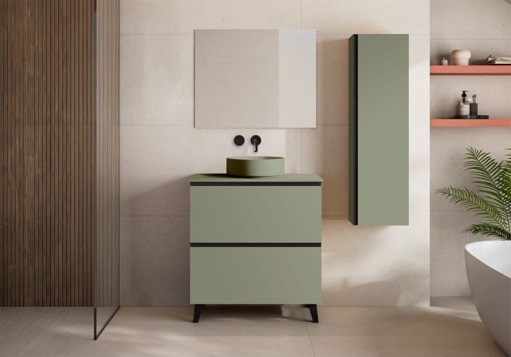 Mueble de baño con encimera MDF Compatech Visobath Granada Principal 9