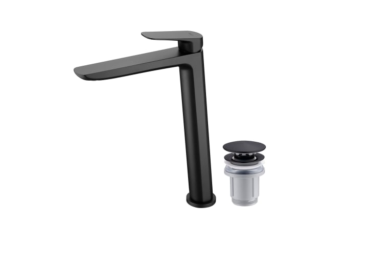 Pack Grifo de lavabo caño alto Imex Bélgica + Válvula click-clack Principal 1