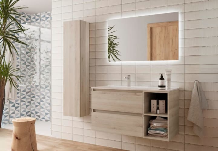 Conjunto mueble de baño Salgar Bequia Ambiente 12