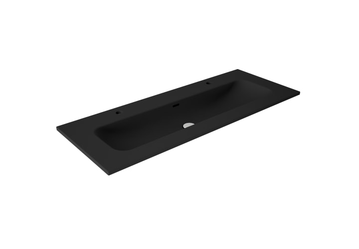 Lavabo encastrado para dos grifos de un seno Viso Idea Match Principal 2