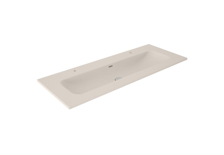Lavabo encastrado para dos grifos de un seno Viso Idea Match Principal 1