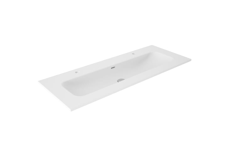 Lavabo encastrado para dos grifos de un seno Viso Idea Match Principal 5