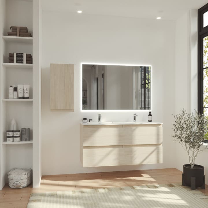 Mueble de baño color madera Bruntec Vilma Principal 3