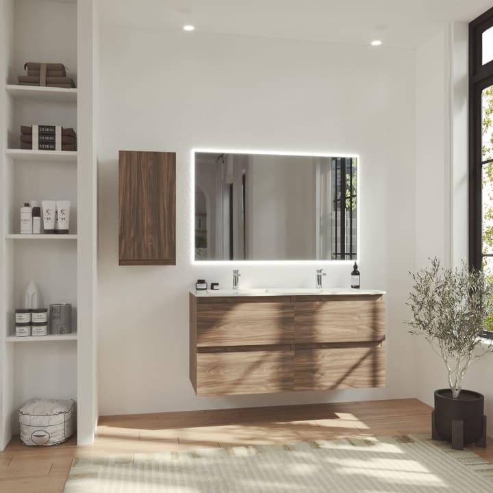 Mueble de baño color madera Bruntec Vilma Principal 2