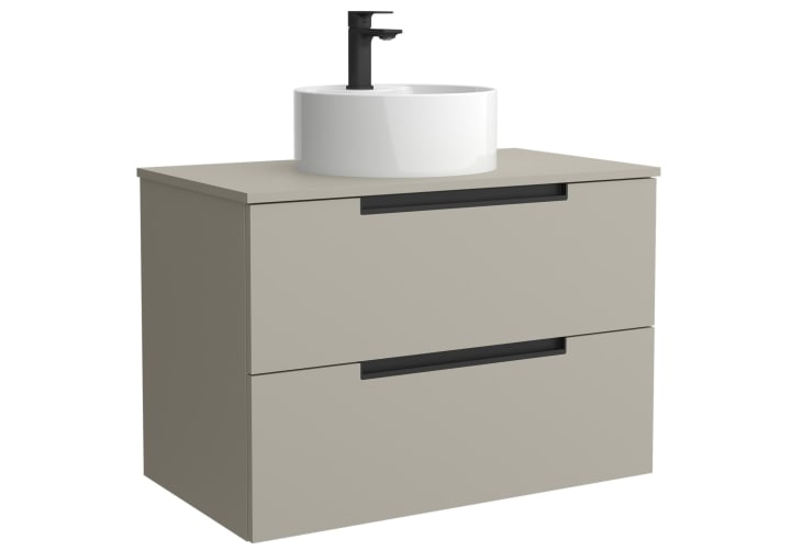 Conjunto mueble de baño Salgar Leni con lavabo sobre encimera Principal 5