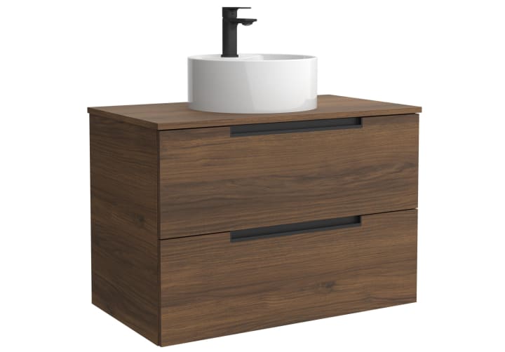 Conjunto mueble de baño Salgar Leni con lavabo sobre encimera Principal 3