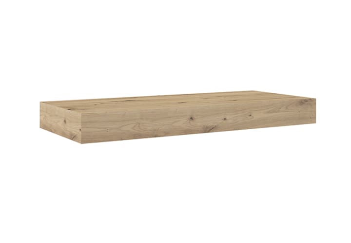 Mueble de baño con encimera de madera 10 cm de altura en color Roble Costa con cajonera Visobath Nomad Detalle 12