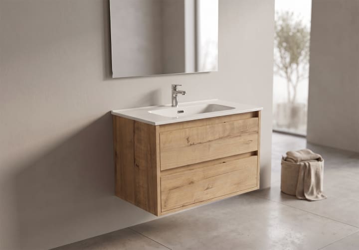 Conjunto mueble de baño moderno Bruntec Boston Principal 1