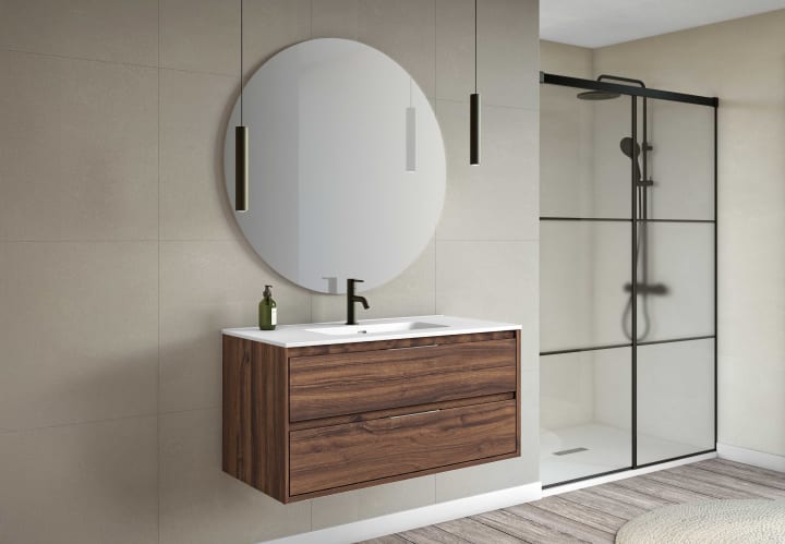 Conjunto mueble de baño moderno Bruntec Boston Principal 2