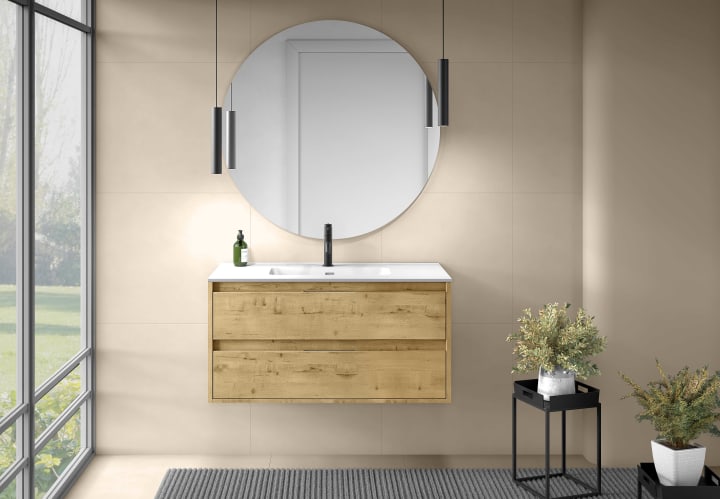 Conjunto mueble de baño moderno Bruntec Boston Principal 1