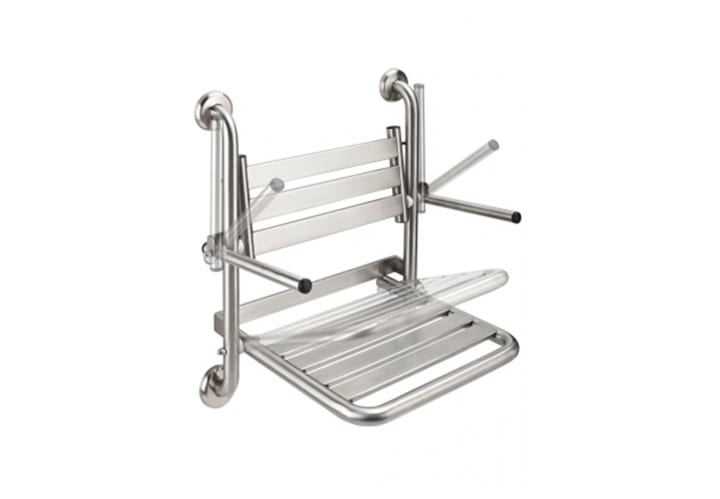 Asiento de ducha abatible Unisan New Wccare PMR Detalle 1