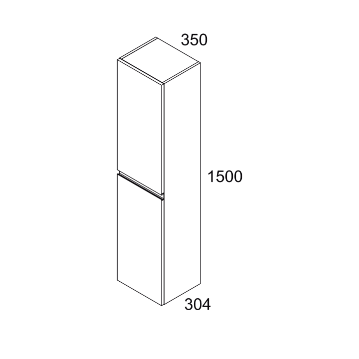 Columna de baño Bruntec Valkiria Croquis 2