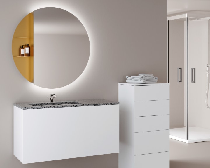 Espejo de baño con luz LED Bruntec Nilo Ambiente 3