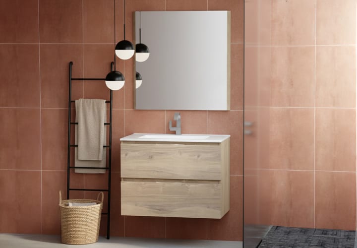 Mueble de baño fondo reducido 37.8 cm Campoaras Aqua Principal 1