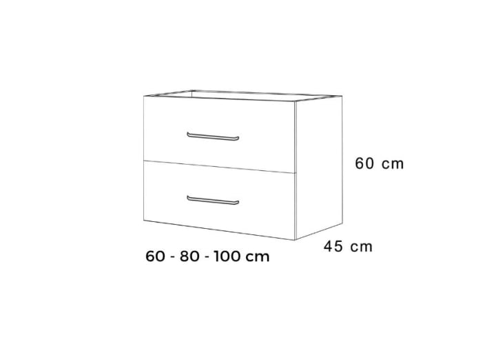 Mueble de baño Bruntec Atlas Croquis 10