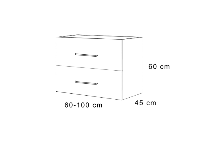 Mueble de baño Bruntec Atlas Croquis 7