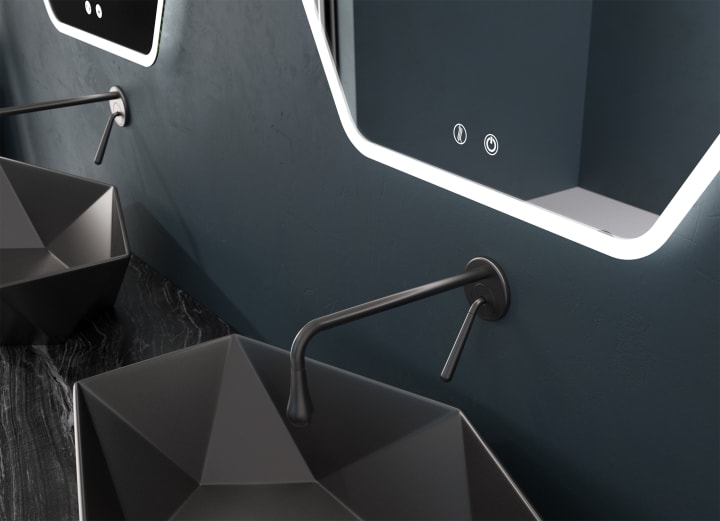 Espejo de baño con luz LED de Eurobath, Mare Detalle 1