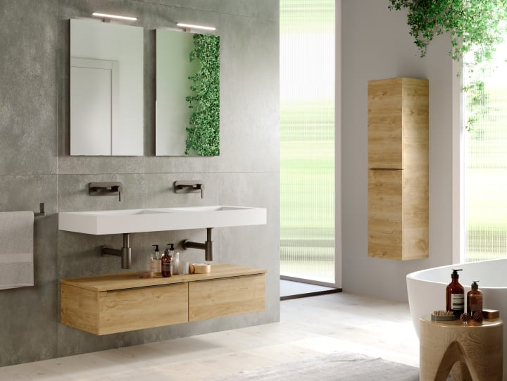 Lavabo suspendido Coycama Ambar Ambiente 4