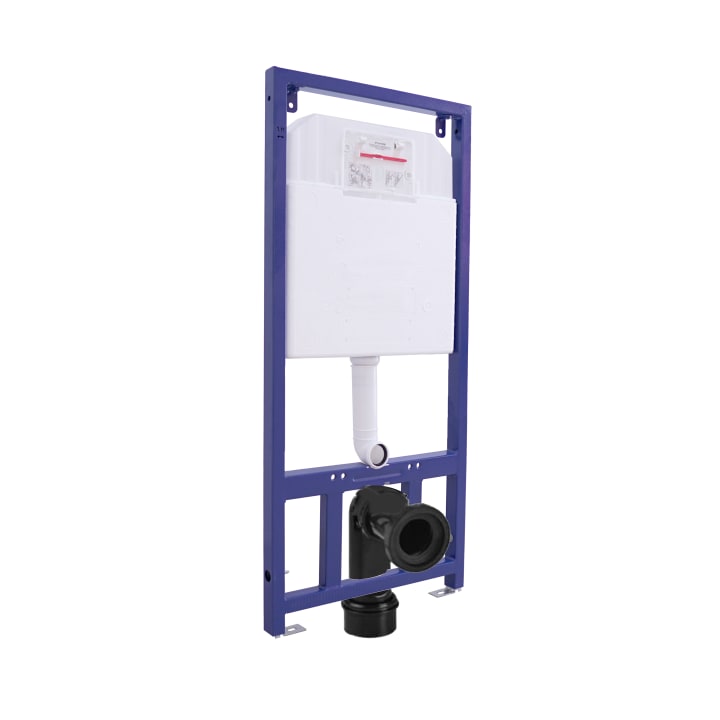 Pack inodoro suspendido + cisterna empotrada Bruntec Lisboa Plus + pulsador Principal 2