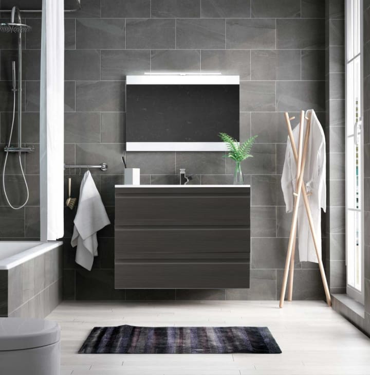 Mueble de baño fondo reducido 39 cm Avila dos Natalia Principal 4