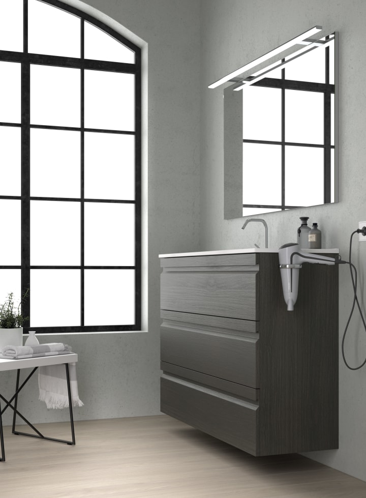 Mueble de baño fondo reducido 39 cm Avila dos Natalia Principal 1