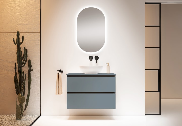 Mueble de baño con encimera de DMF Compatech Visobath Granada Principal 1