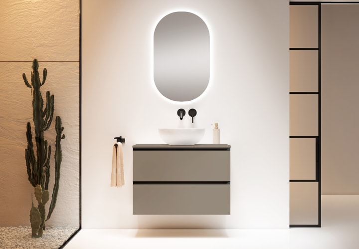 Mueble de baño con encimera de DMF Compatech Visobath Granada Principal 5