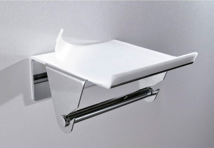 Portarrollos de baño con bandeja Manillons Torrent Nicole Ambiente 1