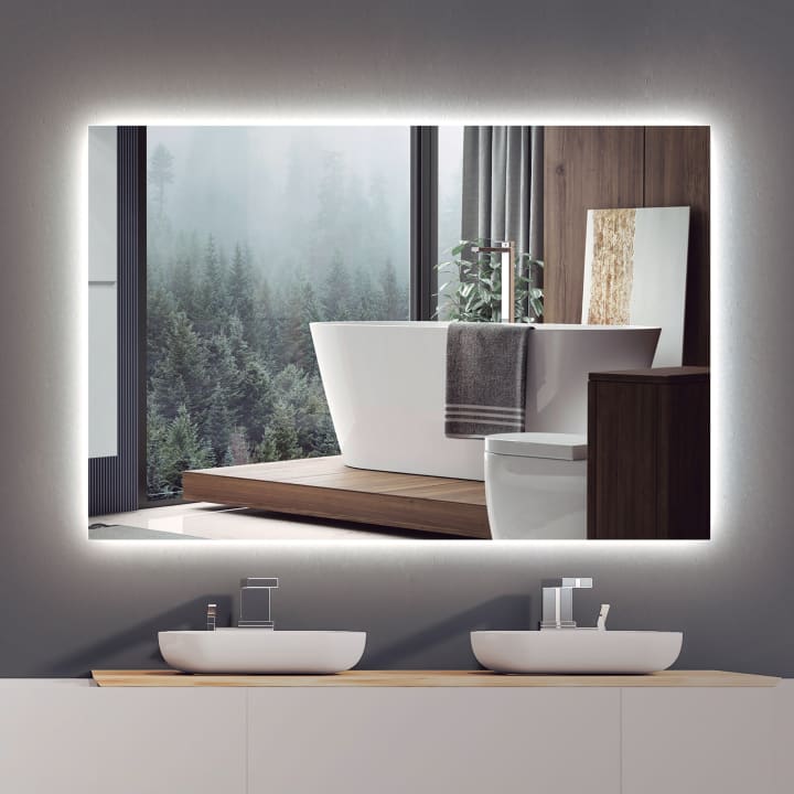 Espejo de baño con luz LED Ledimex Suecia Principal 2