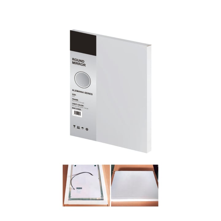 Espejo de baño con luz LED Ledimex Suecia Croquis 11