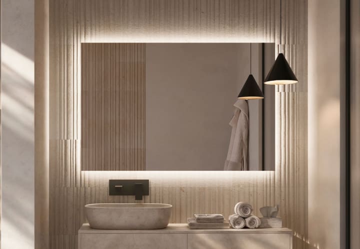Espejo de baño con luz LED Ledimex Suecia Principal 1
