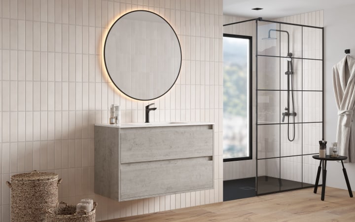 Conjunto completo de mueble de baño Bruntec Artemisa Principal 3