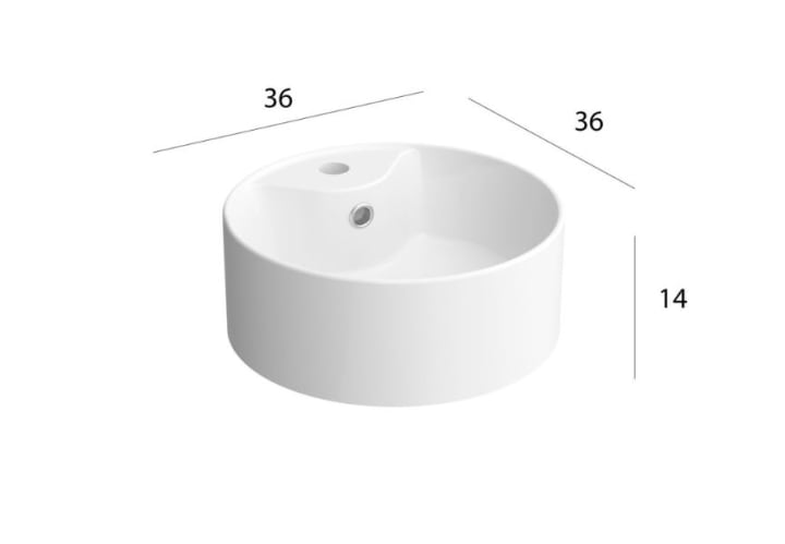 Conjunto mueble de baño con lavabo sobre encimera Salgar Morai Detalle 2