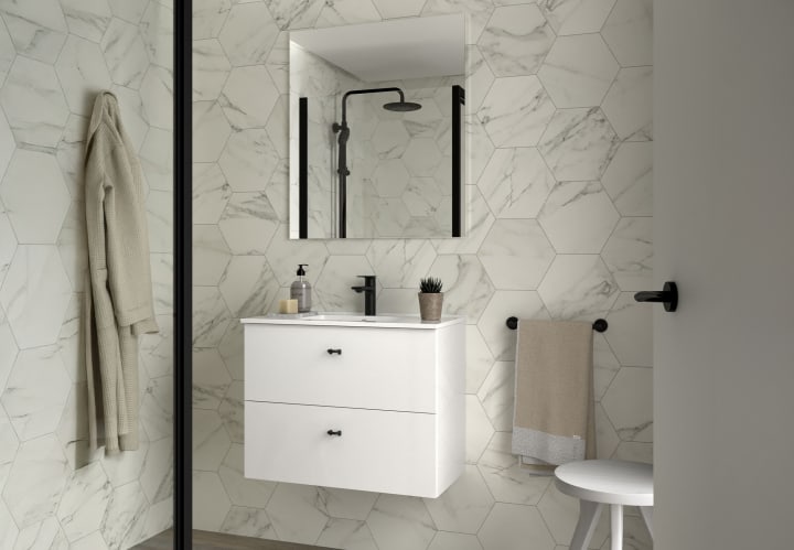 Conjunto mueble de baño fondo reducido 35 cm Salgar Inara Principal 3