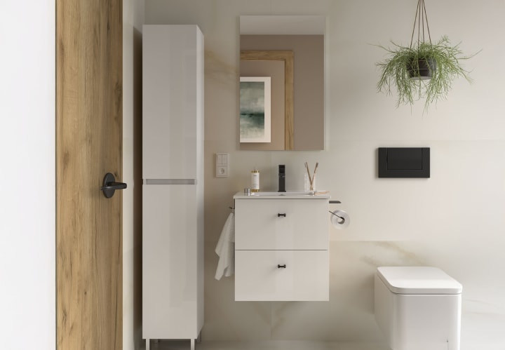 Conjunto mueble de baño fondo reducido 35 cm Salgar Inara Principal 2