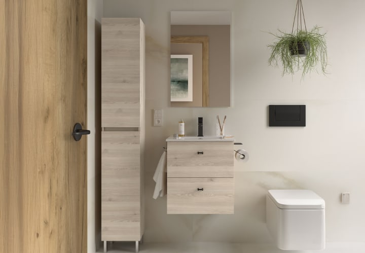 Conjunto mueble de baño fondo reducido 35 cm Salgar Inara Principal 1