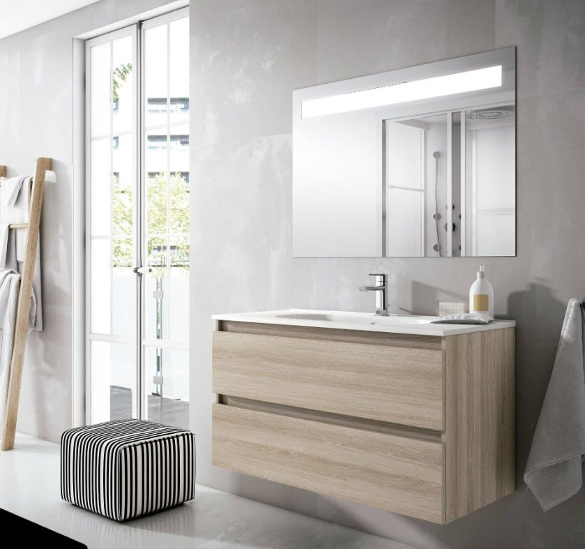 Decoración de baños estilo Japandi