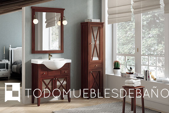 Guía de decoración: muebles de baño rústicos