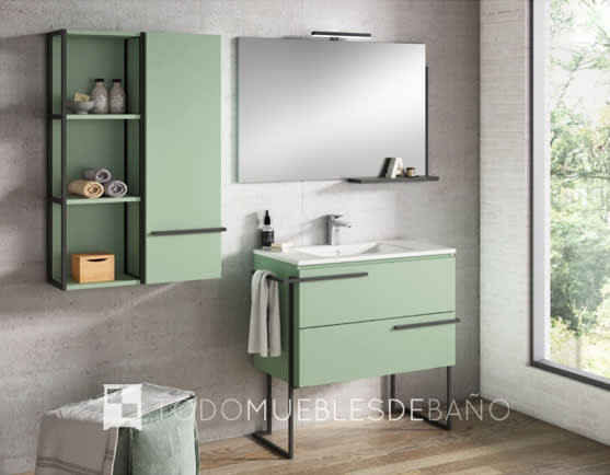 ¿Color en el baño? Los muebles de baño de colores más vendidos