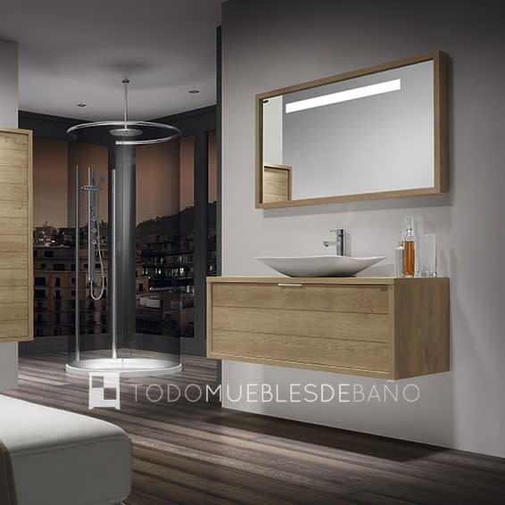 7 estilos diferentes de muebles de baño de 120 cm para este 2019