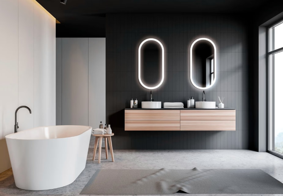 ¿Cómo elegir el espejo del baño según la pared? Claves