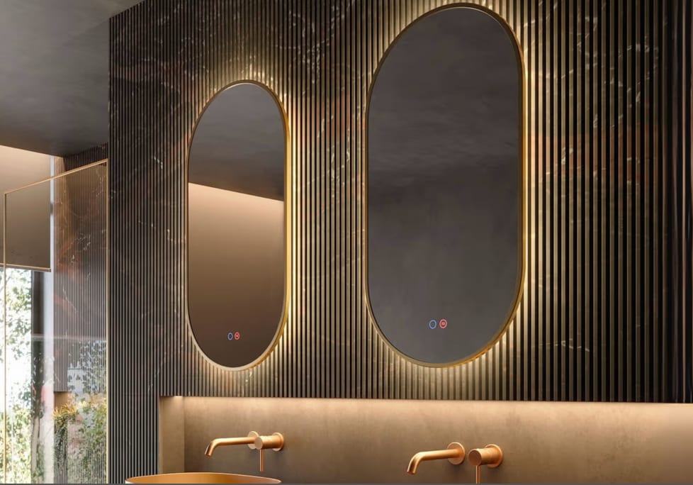 Tipos de espejos para baño: innovación y diseño