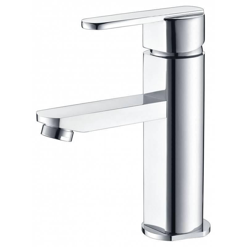 Grifo de lavabo de Imex monomando alto con maneta cromo 322x183mm Line