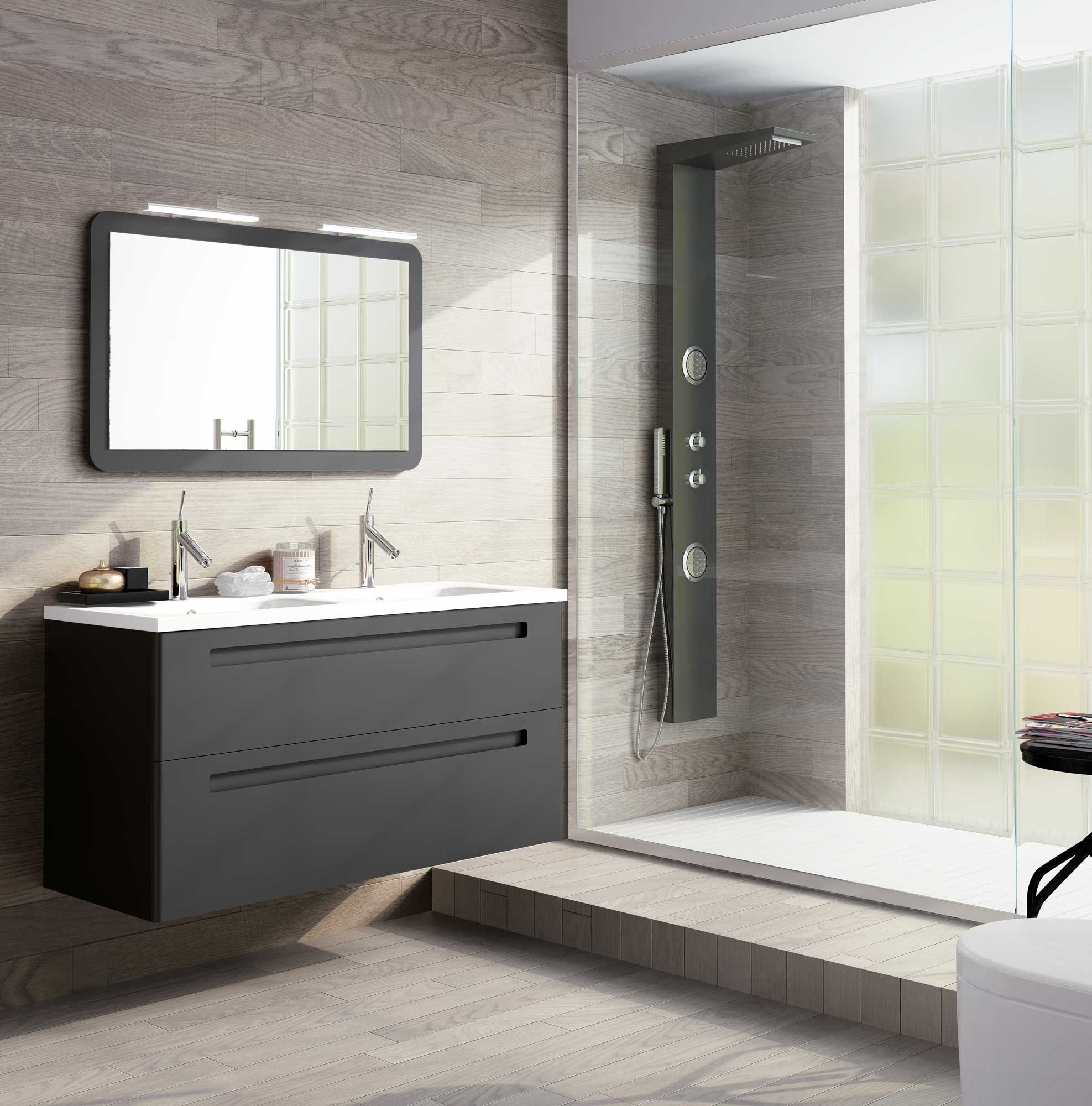 Mueble de baño Avila dos Paris 120 cm 2 cajones